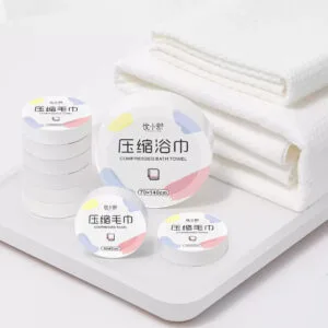 Portable Disposable Thickened Absorbent Compressed Bath Towel