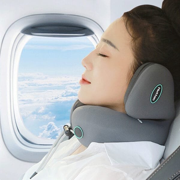 Noise Reduction Travel Massage Pillow