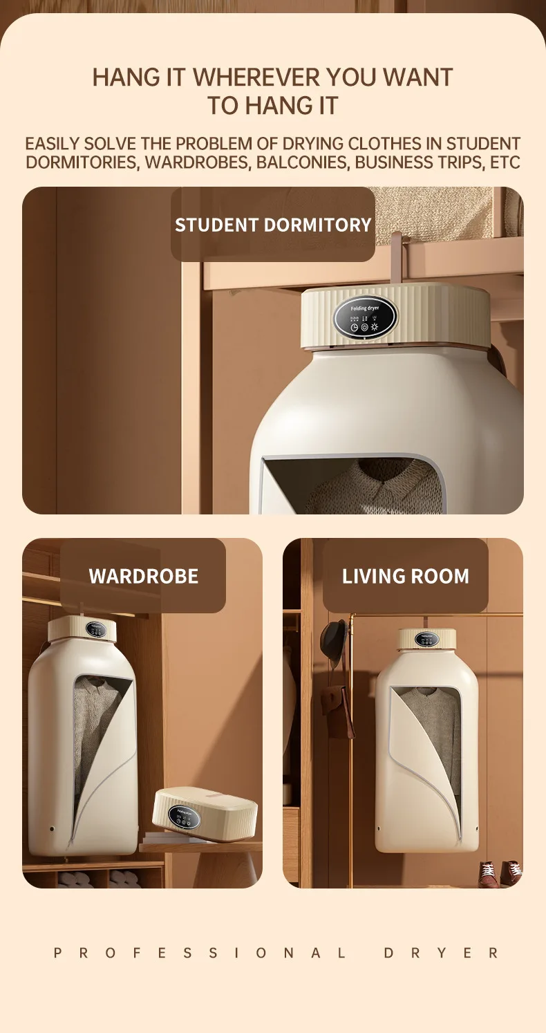 New Household Portable Travel Foldable Clothes Dryer - Image 5