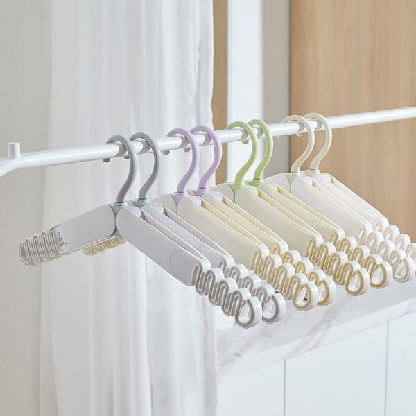 Travel Folding Multifunctional Portable Non-slip Hanger - Image 6