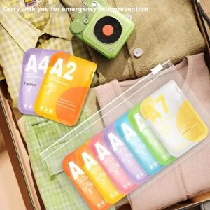 Travel Portable Disposable Card Raincoat