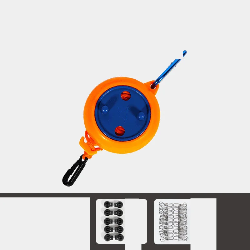 Outdoor Travel Portable Windproof Non-slip Clothesline - Image 3
