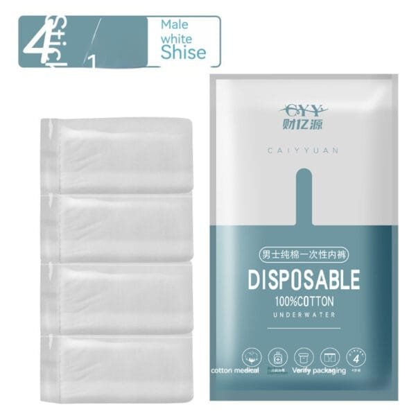 Unisex Cotton Disposable Underwear - Image 2