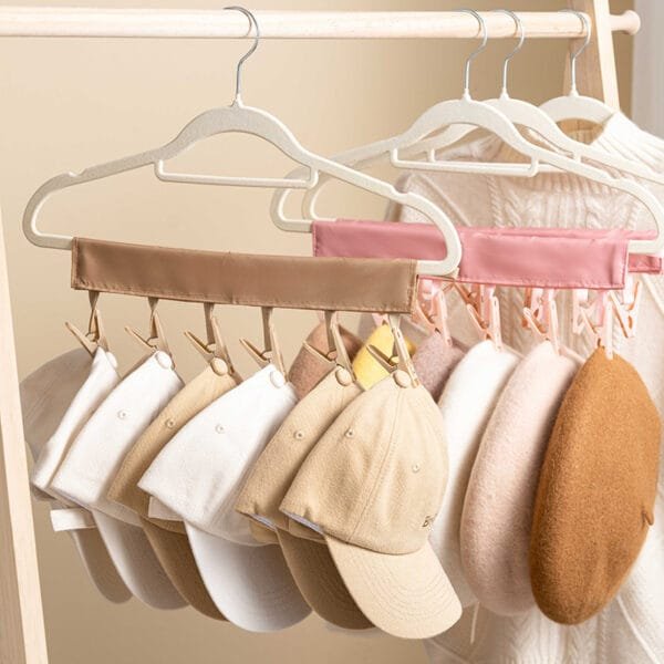 Creative Portable Foldable Clothes Pin Fabric Hanger