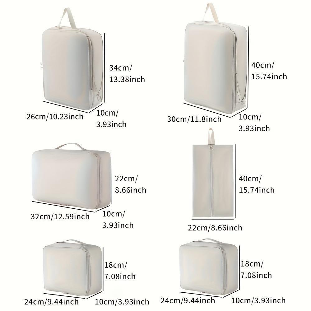 Travel Luggage Clothes Packing Storage Bag Portable Zipper Storage - Image 3