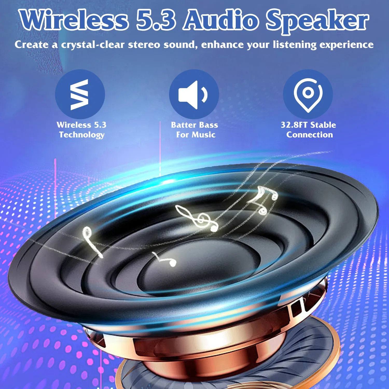 1Pc 4 In 1 Foldable Wireless Speaker Phone Stand With Power Bank - Image 10