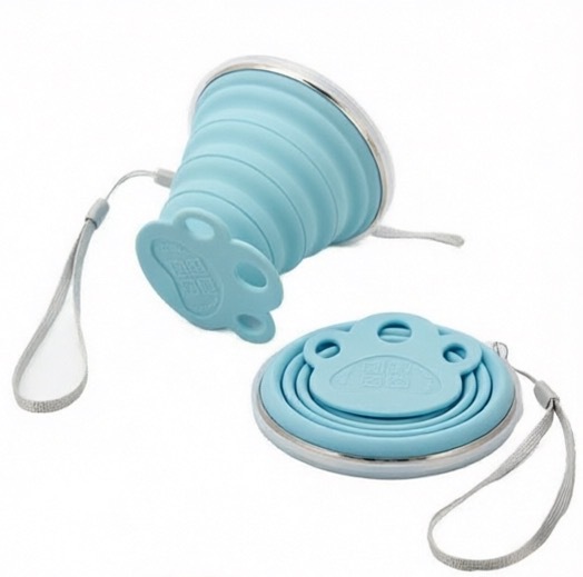 Silicone Folding Cup Portable Compression Cup Outdoor Camping Water - Image 5