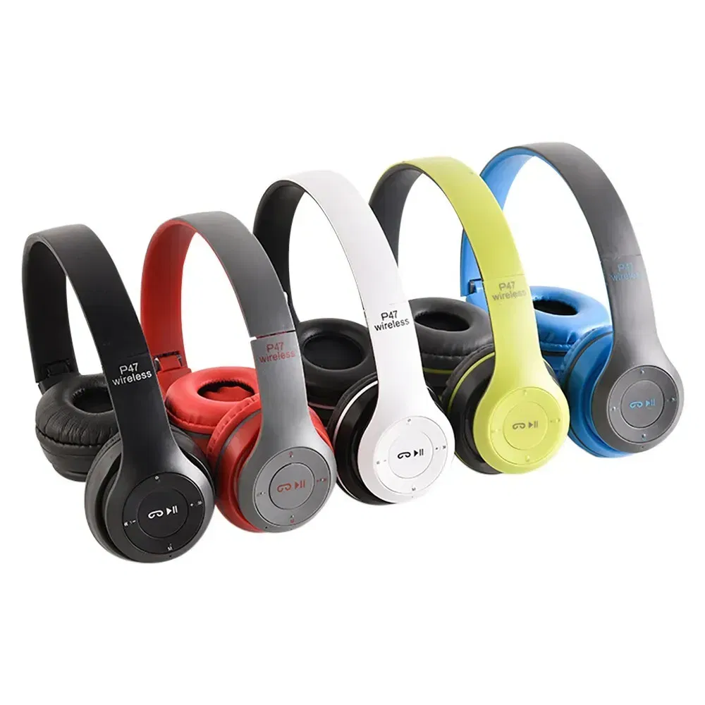 Wireless Bluetooth 5.0 Headphones Headset Over-Ear FM Radio MIC - Image 5