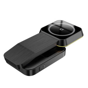 Foldable Magnetic Suction Three-in-One Wireless Charger