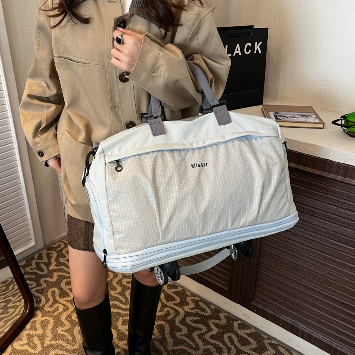 Large-capacity Carry-on Travel Bag For Short Trips Also Suitable As - Image 6