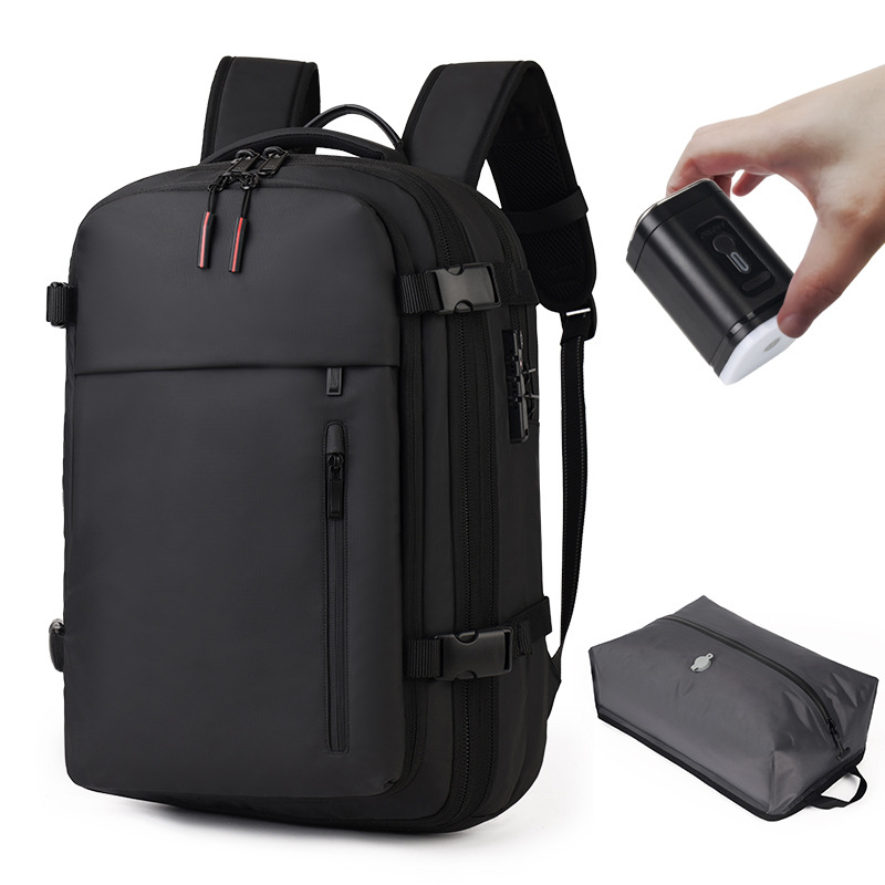 Large-capacity Compression Backpack With USB Charging For Short - Image 13