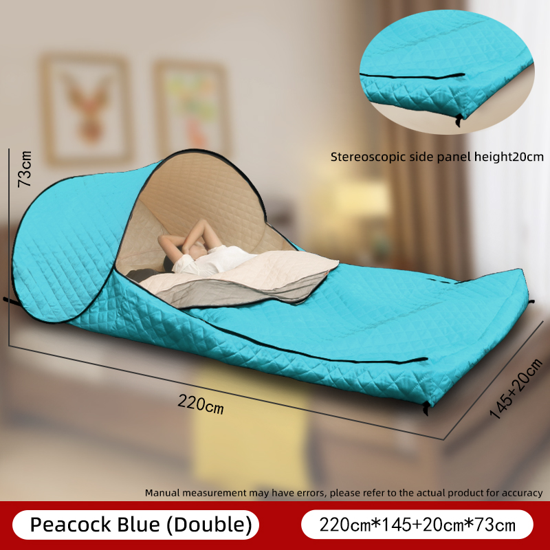 Portable No Assembly Warm Sleeping Bag Cover Quilted Thickened Wind - Image 7