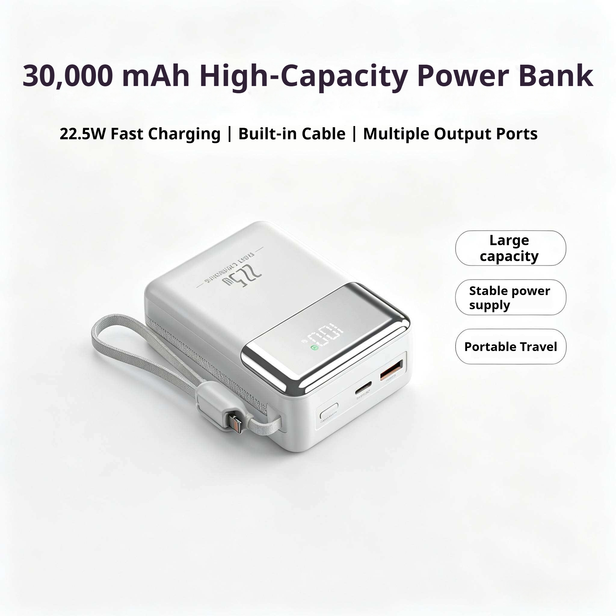 Kp-725 Best-selling 20, 000mAh High-Capacity Fast-Charging Power - Image 3