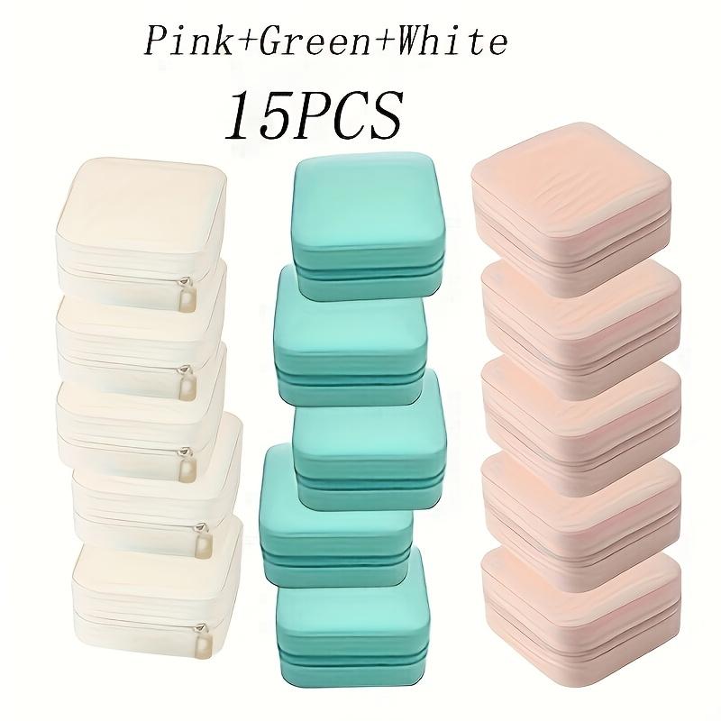 15 Piece Set High Quality Mini Portable PU Leather Travel Jewelry - Image 6