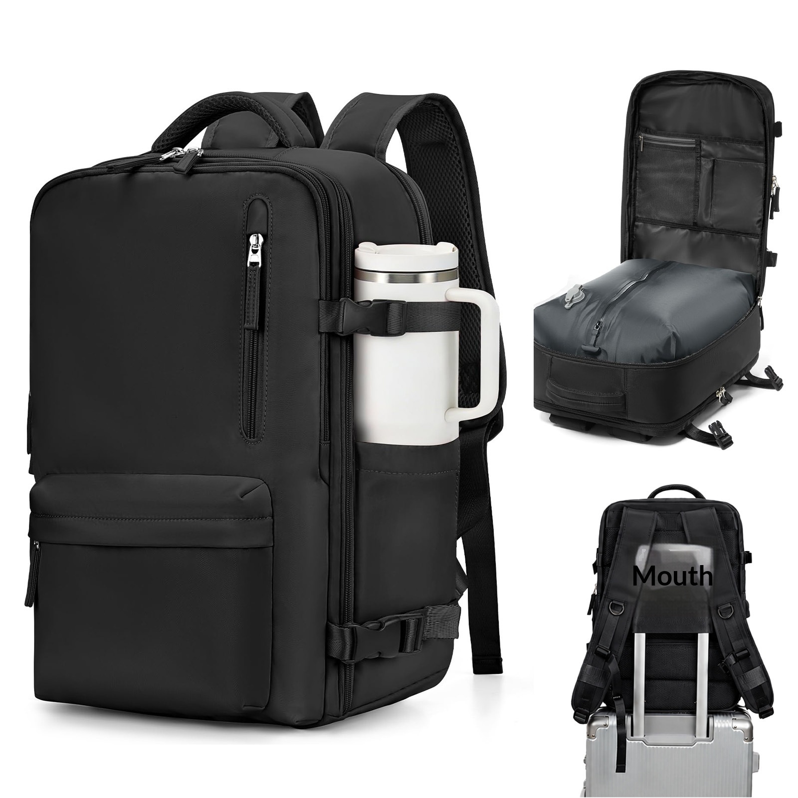 Vacuum Compression Backpack, Budget Airline Boarding Travel Bag