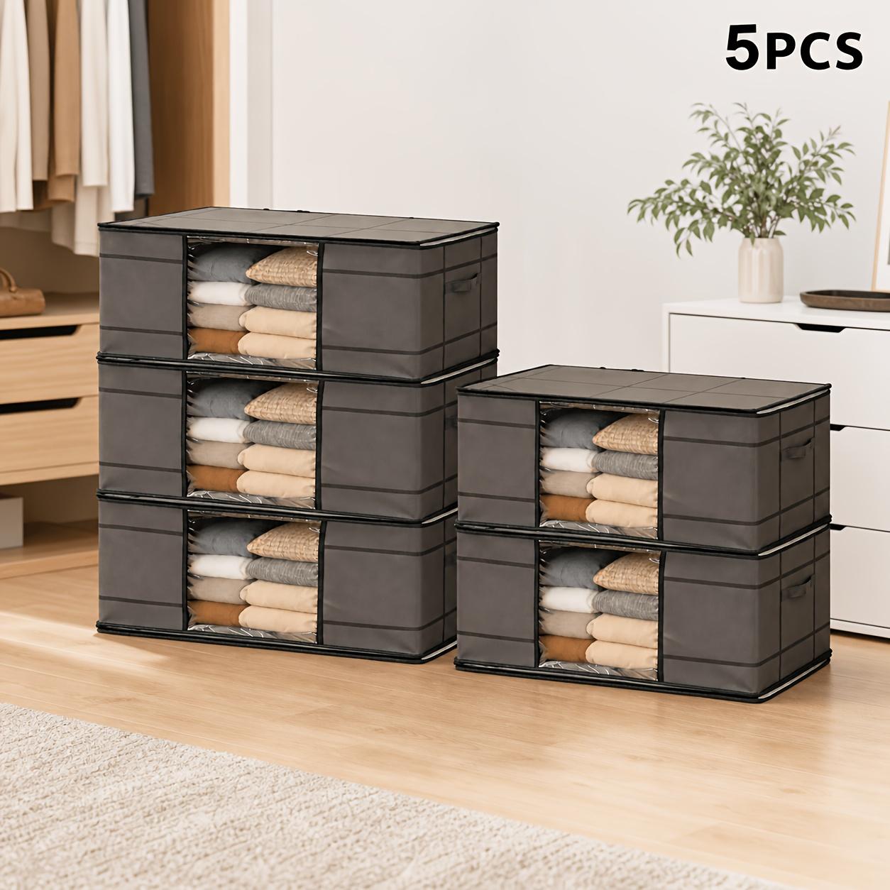 5-Piece Clothing Storage Bag Set Large Capacity, Foldable - Image 4