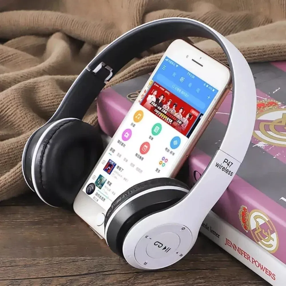 Wireless Bluetooth 5.0 Headphones Headset Over-Ear FM Radio MIC - Image 10