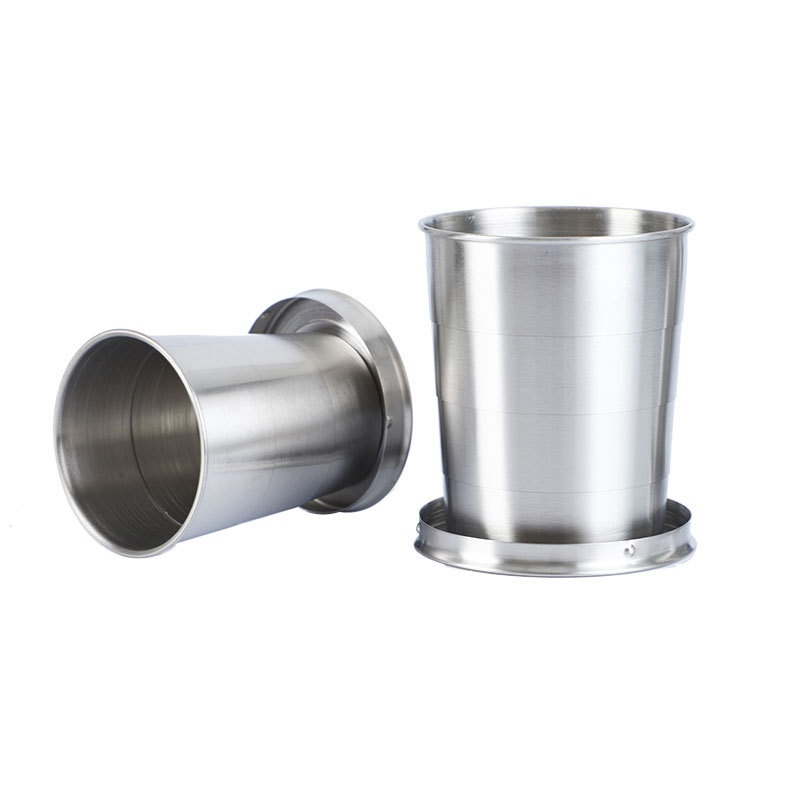 Stainless Steel Folding Cup For Outdoor Camping And Washing Up - Image 6