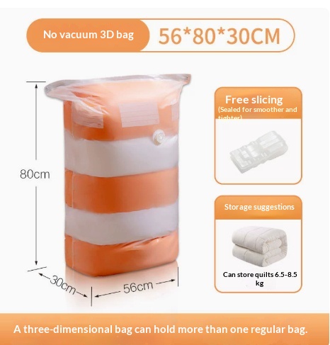 No-Pump Vacuum Compression Bags for Home Use - Space Saving Storage - Image 5