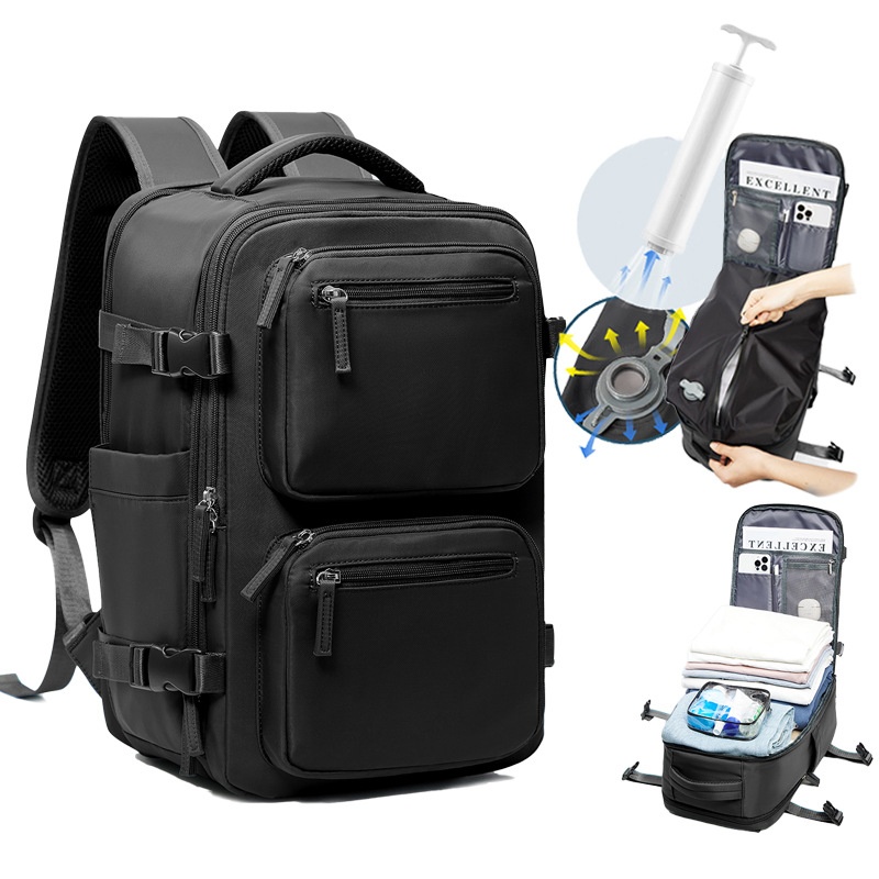 Vacuum Compression Backpack, Budget Airline Boarding Travel Bag - Image 3