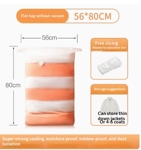 No-Pump Vacuum Compression Bags for Home Use - Space Saving Storage - Image 6