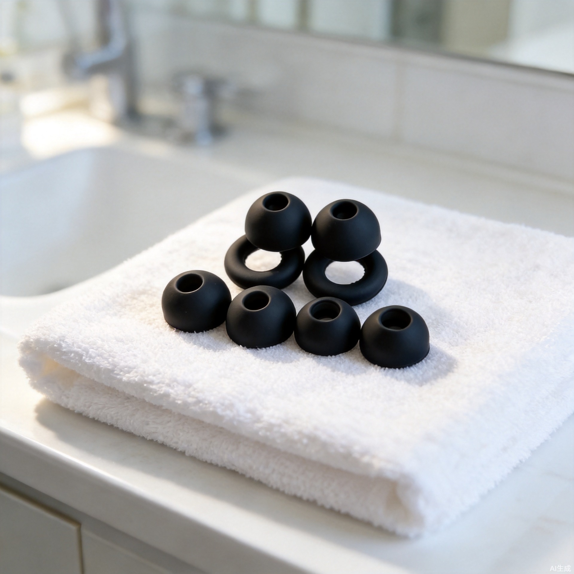 Sleep Cap With Noise-canceling Silicone Earplugs - Image 5