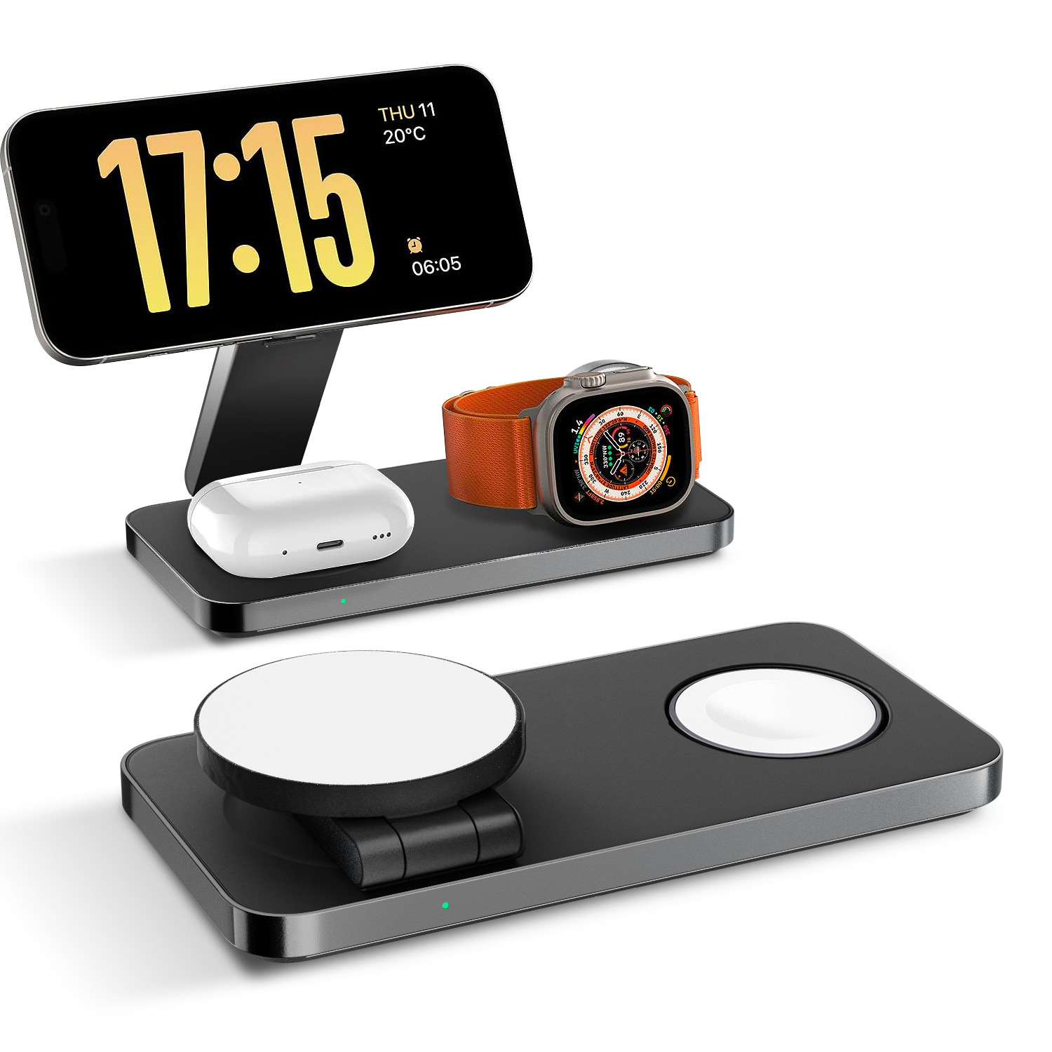 Wireless Phone Charger Watch Earbuds And Phone Charging - Image 6