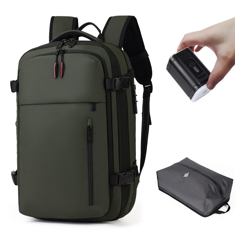 Large-capacity Compression Backpack With USB Charging For Short - Image 11