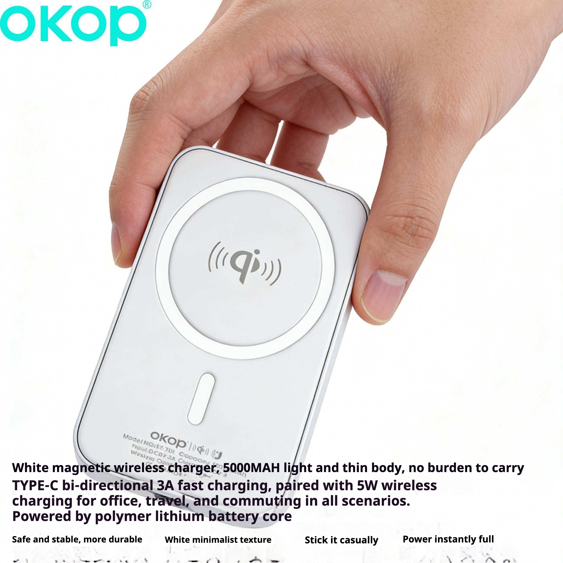 Kp-701 Best-selling Wireless Power Bank Fast Charging Magnetic - Image 4