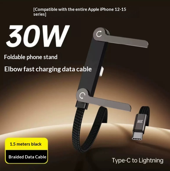 Foldable Stand Mobile Gaming Data Charging Type-C Ultra-Fast - Image 4