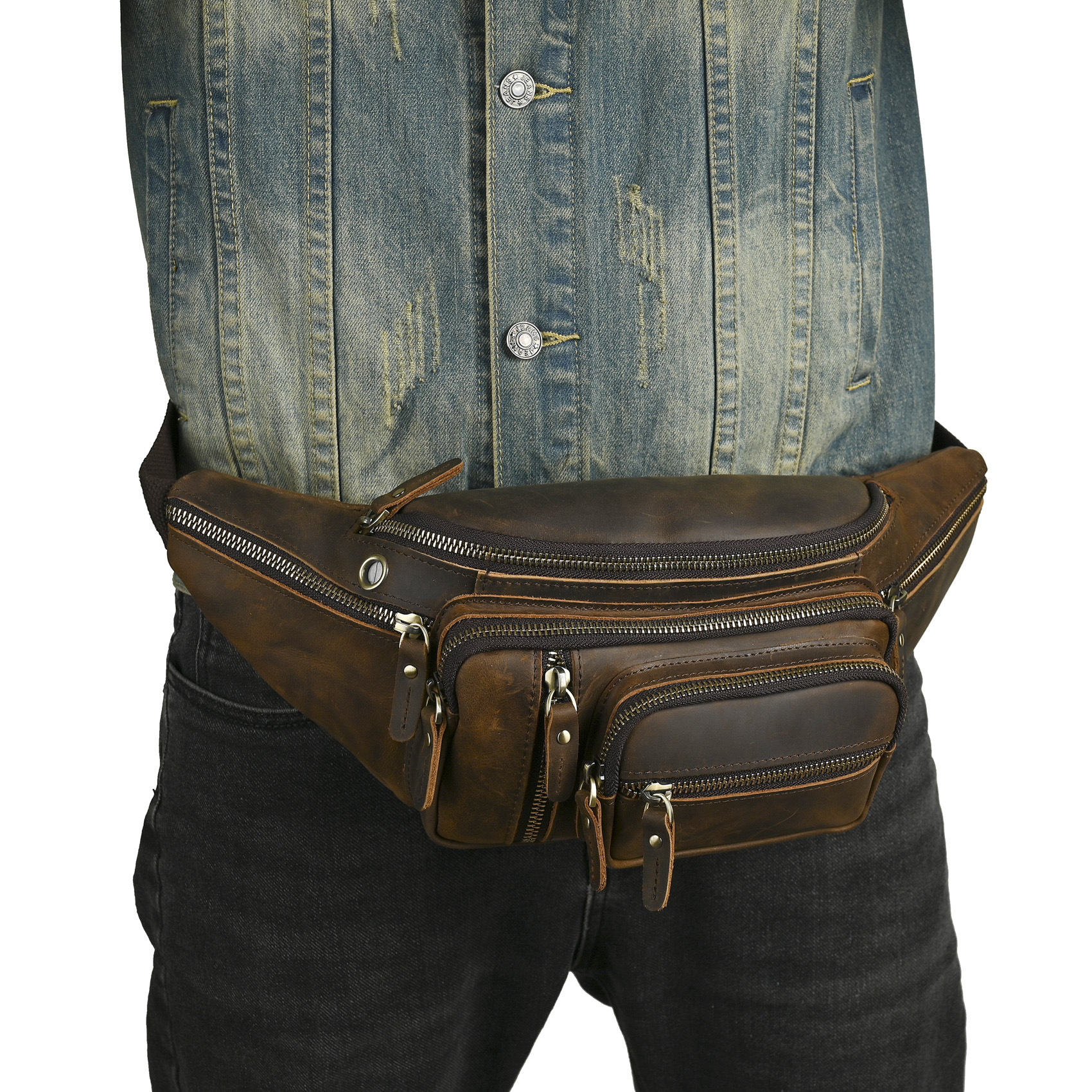 8-inch Multi-pocket Organizer Chest Bag For Traveling - Image 5