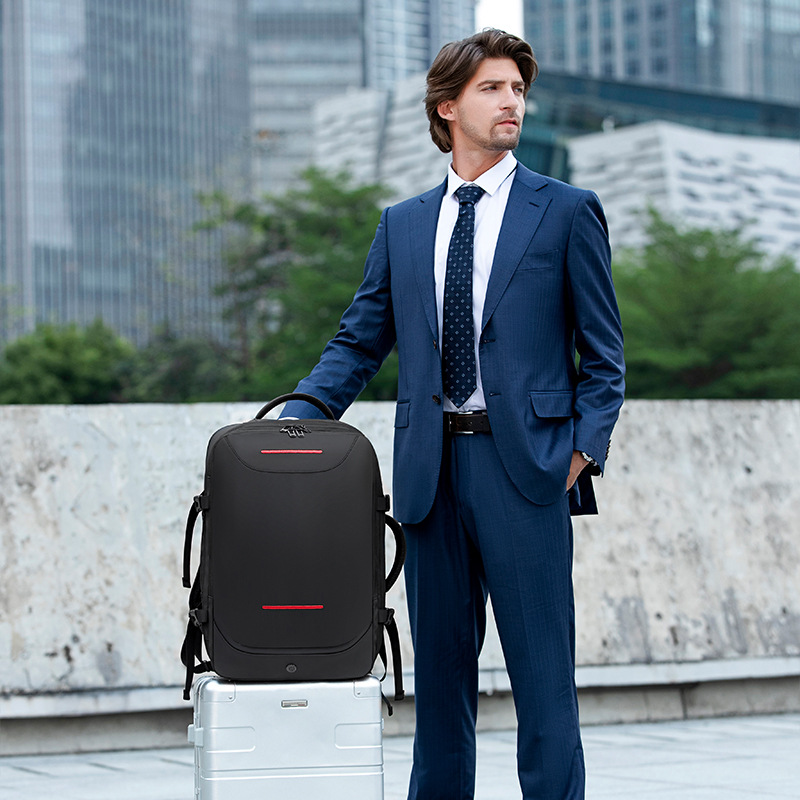 Expandable Duffel Bag Mens Vacuum-Compression High-Capacity Travel - Image 6