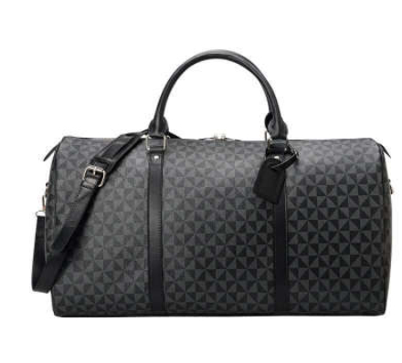 Large-Capacity Business Travel Duffel Bag Printed Boston Bag - Image 2