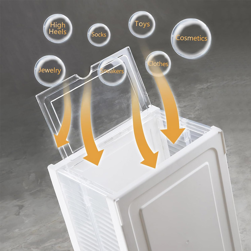 Shoe Box Shoe Storage Organizer Foldable Sneaker Boxes Collapsible - Image 5