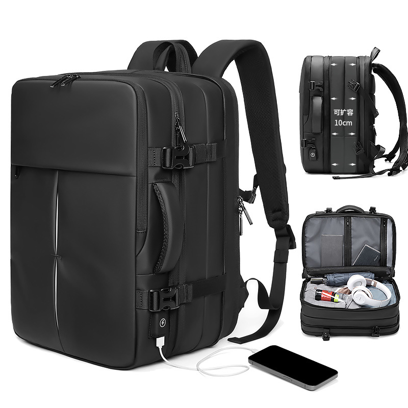 Large-Capacity Travel Duffel Expandable Multifunctional Laptop - Image 3