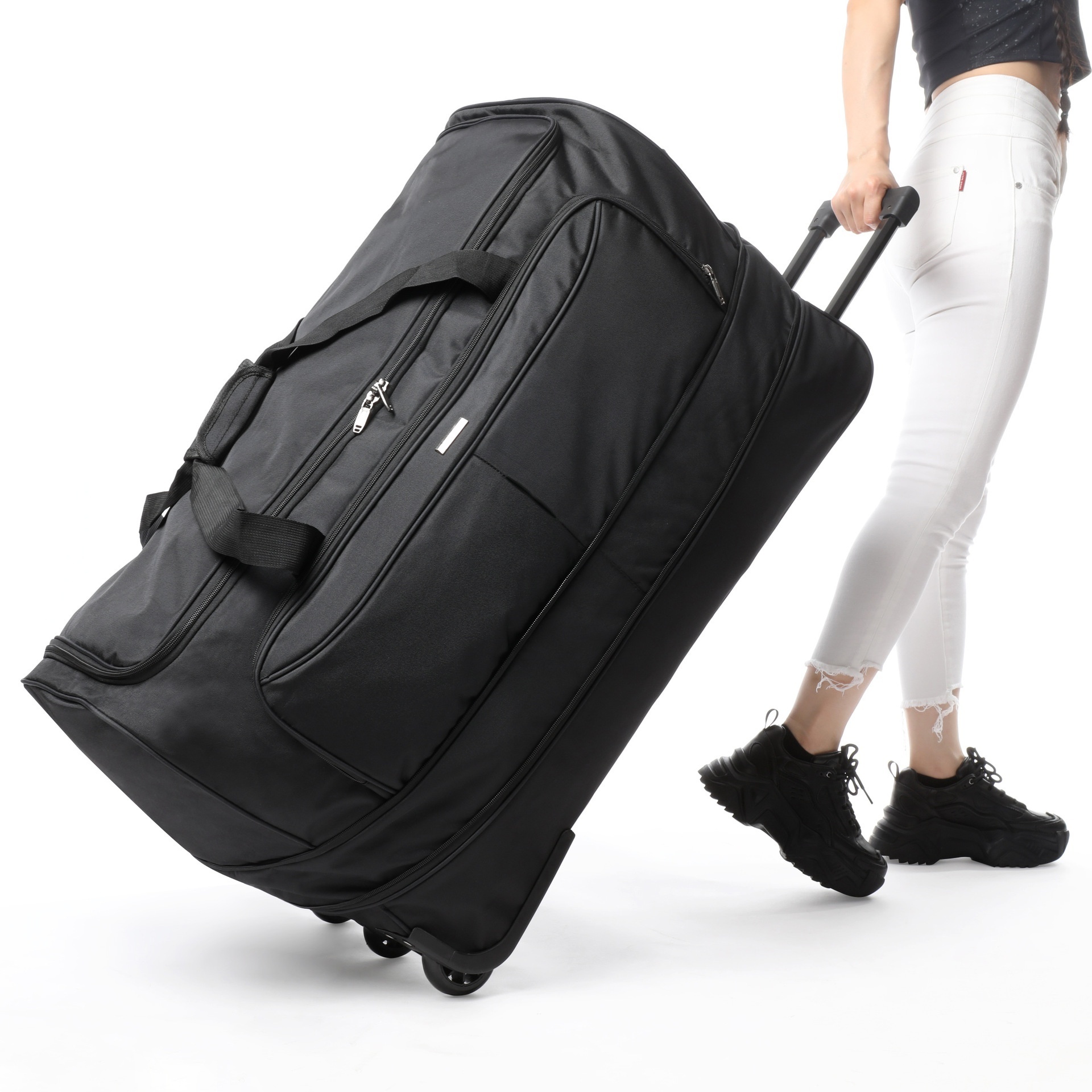 Foldable Waterproof Checked Luggage Suitcase - Image 5