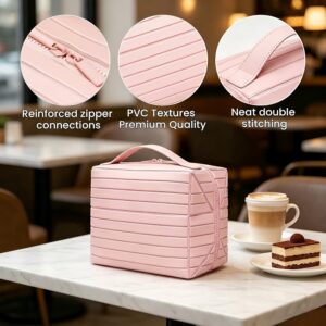 Foldable Standing Makeup Bag With Large Capacity And Multiple