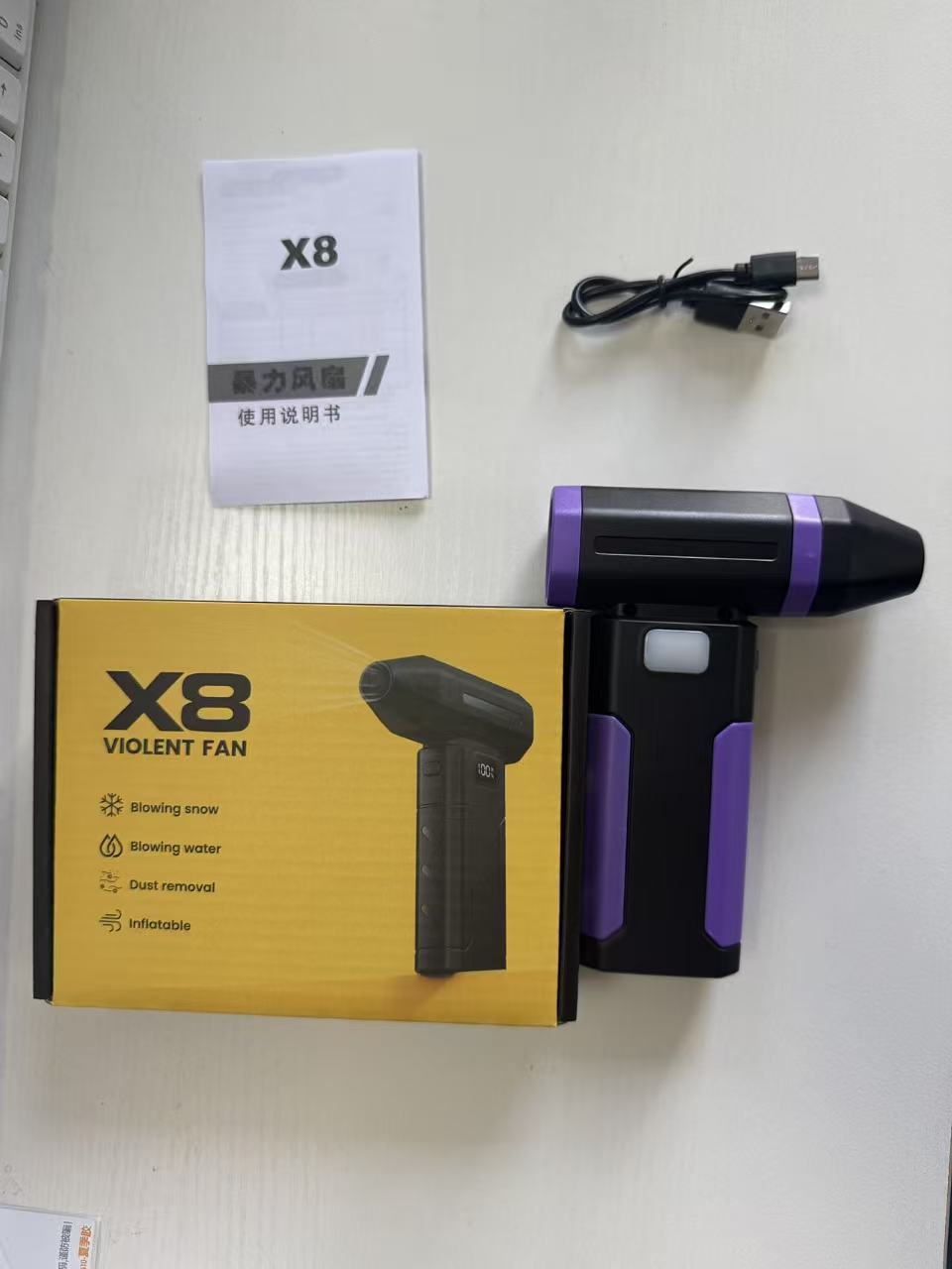 Portable Turbo Wireless Mini Hair Dryer - Image 8
