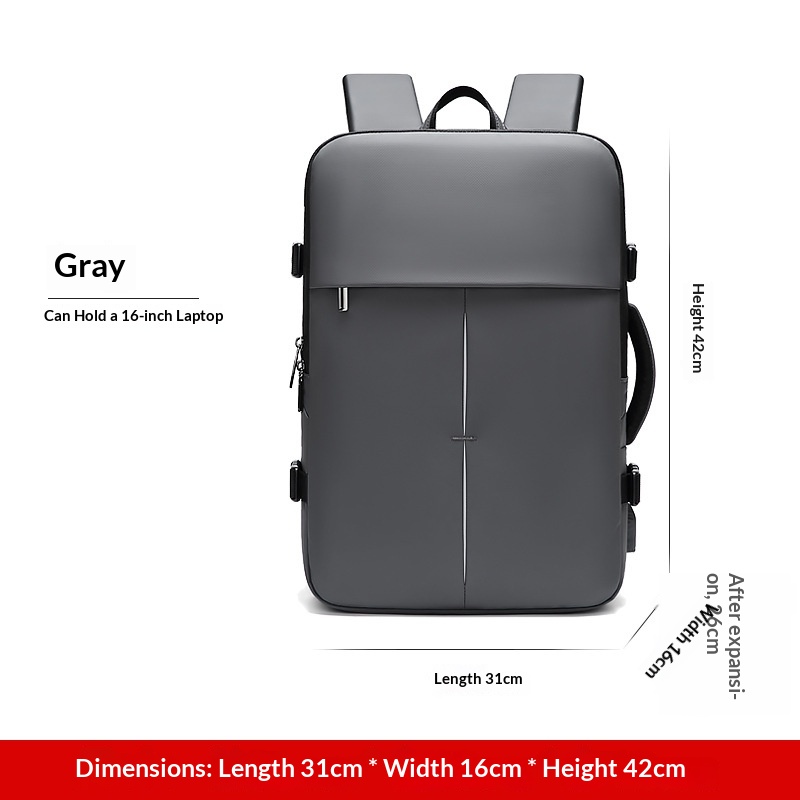 Large-Capacity Travel Duffel Expandable Multifunctional Laptop - Image 2