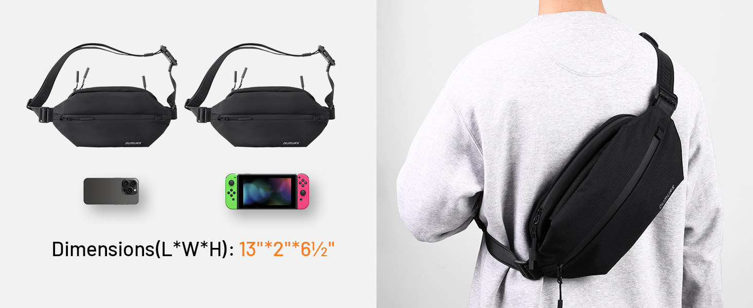 4L Crossbody Backpack Sling Bag With Rfid Blocking For Men, Carry - Image 8