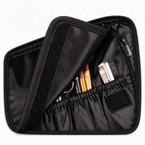 Waterproof Makeup Bag with Handle, Black