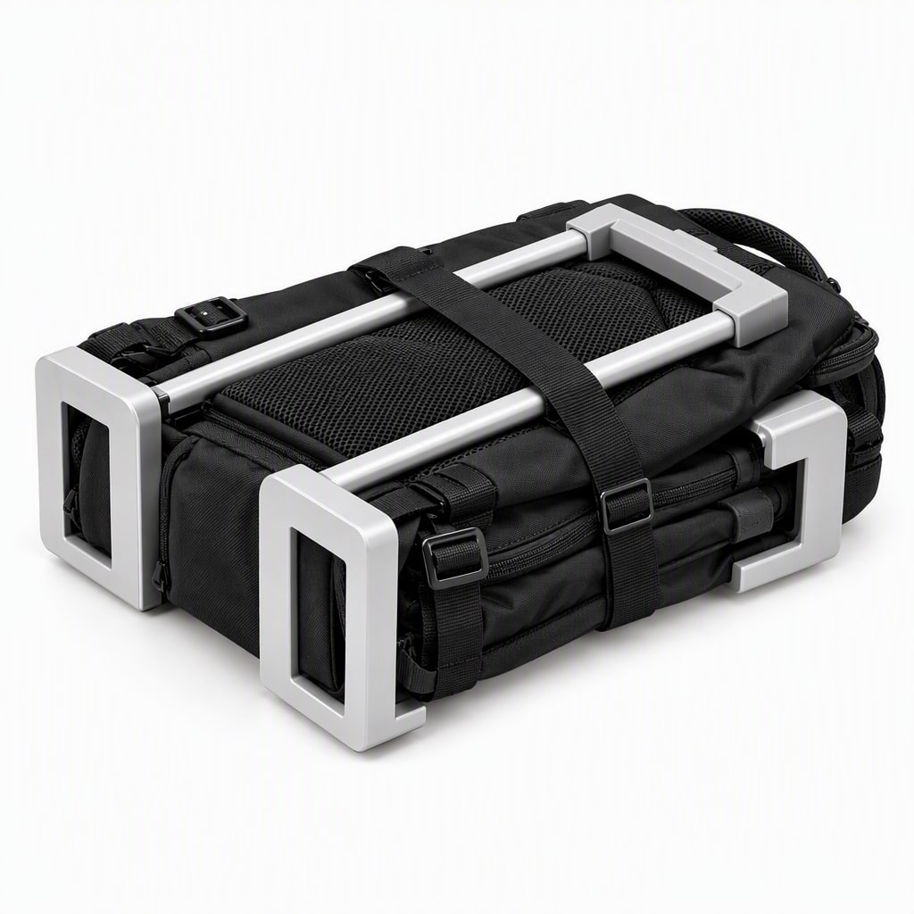 Vacuum Compression Travel Bag, Budget Airline Boarding Bag, 16 Inch - Image 2