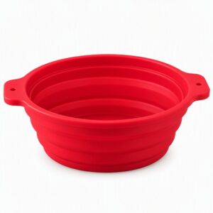 Collapsible Silicone Bowl Portable Foldable Food Container Travel