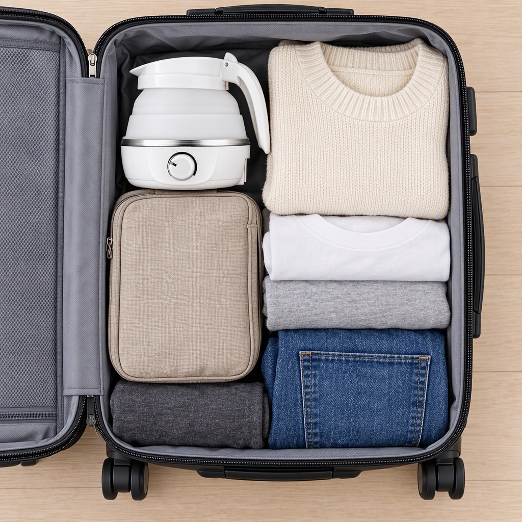 Foldable Kettle For Business Trips, Travel, And Dorms - Image 4