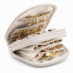 Travel Jewelry Box Storage Bag, Portable Jewelry Pouch For Outings