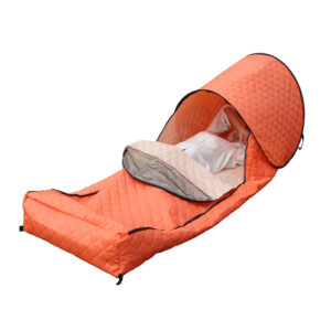 Portable No Assembly Warm Sleeping Bag Cover Quilted Thickened Wind