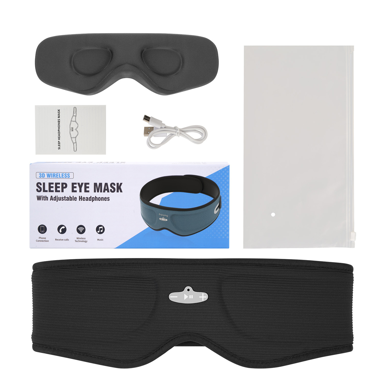 Smart 3D Contouring Bluetooth Sleep Eye Mask - Image 10
