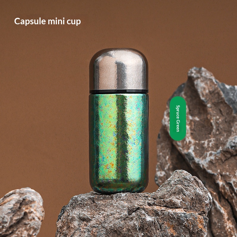 Light luxur High end Pure titanium Pocket sized Mini Capsule Water - Image 4