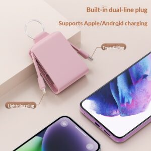 Mini Self-contained Dual-cable Emergency Power Bank