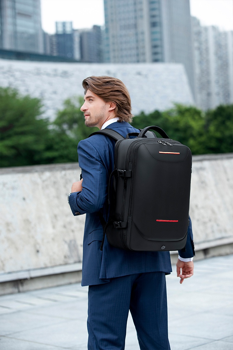 Expandable Duffel Bag Mens Vacuum-Compression High-Capacity Travel - Image 8